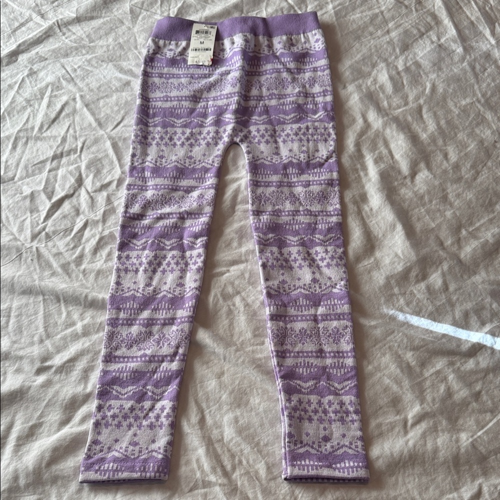 Epic Threads Lavender Patterned Leggings